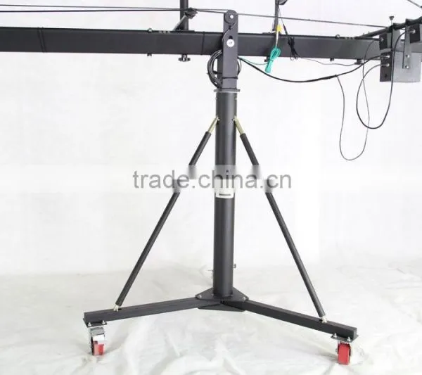 Professional LMS DV Jimmy Jib Dslr Camera Crane With 10m Triangle Electronic Control Rocker Arm Flight Case Package photo-3