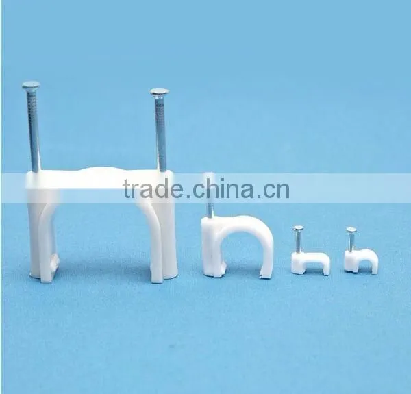 Good Selling Full Size PE Material Round Nail Cable & Wire Clip photo-5