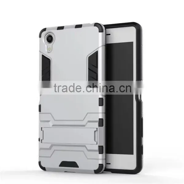 Steel Bear Anti-Knock Armor Phone Case With Stand for Sony Z5+ X Performance XA E5 photo-2