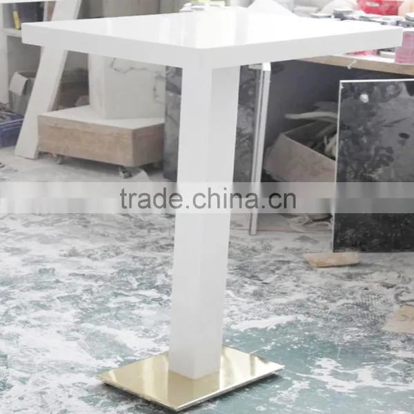 Food Counter Design Solid Surface Restaurant Dining Table,acrylic Dining Table and Chairs