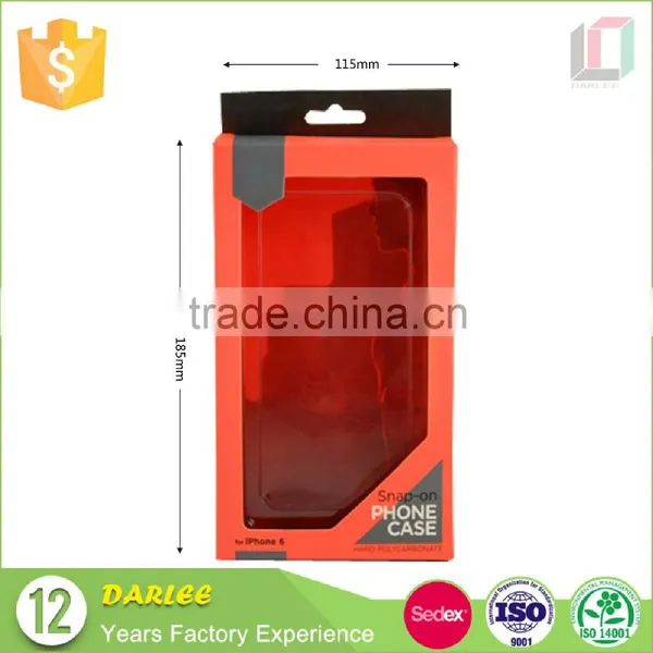 2016 New Products Colorful Clear Window Custom Logo Recyclable Cartridge Boxes for Iphone Case photo-5