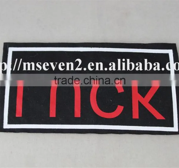 Wholesale 27.5*16cm Wide Embroidered Cotton Patches for Letterman Jacket photo-2