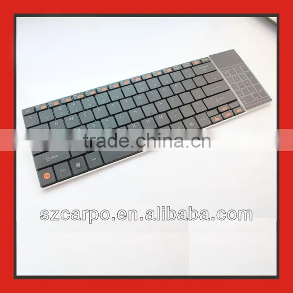 H109 Keyboard touchpad 2013 Hot Selling Wireless Usb Mini Touchpad Keyboard
