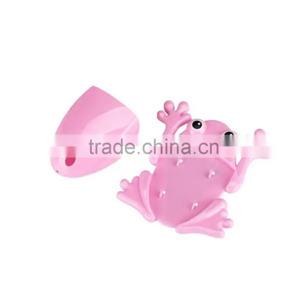 Factory Wholesale Cute Bathroom Frog Children Baby Toothbrush Holder With Suction Cup photo-5