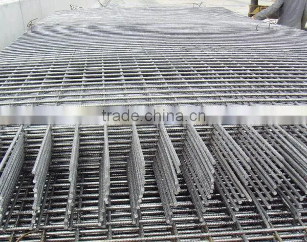 Black Concrete Reinforcement Welded Wire Mesh Panel photo-3