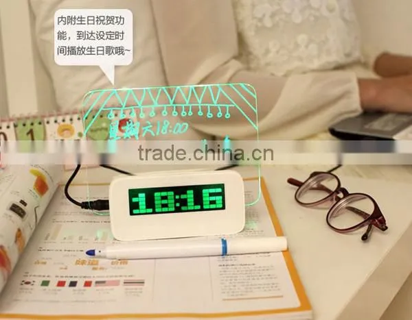 Fancy Digital Projcetor Alarm Clock Led Alarm Clock With Usb Port photo-2