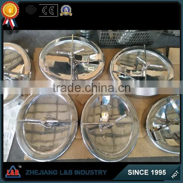 Stainless Steel Tank Parts Elliptic Type YAW Manhole Covers With Pressure photo-6