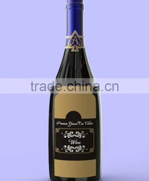 500ML/700ML High-quality Circular Frosting Glass Wine Bottle With Cap photo-3