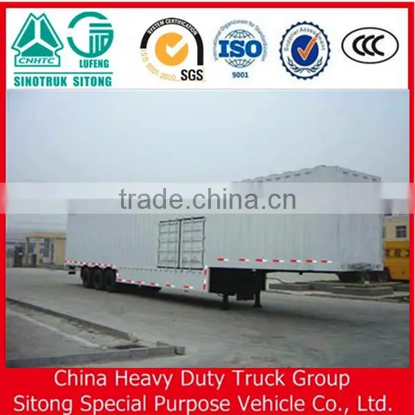 3 Axle Large Volume Enclosed Box Semi Trailer for Sale photo-2