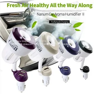 Car Air Purifier Usb Air Humidifier Aromatherapy Diffuser Car Aroma Diffuser Cool Mist Ultrasonic Humidifier
