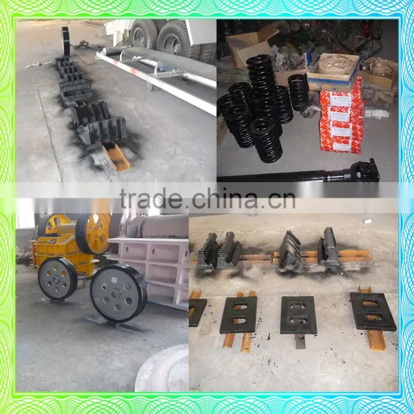 All Kinds of Jaw Crusher Spare Parts - Flywheel, Belt Wheel, Eccentric Shaft, Power Lock, Bearing, Spring Etc photo-3