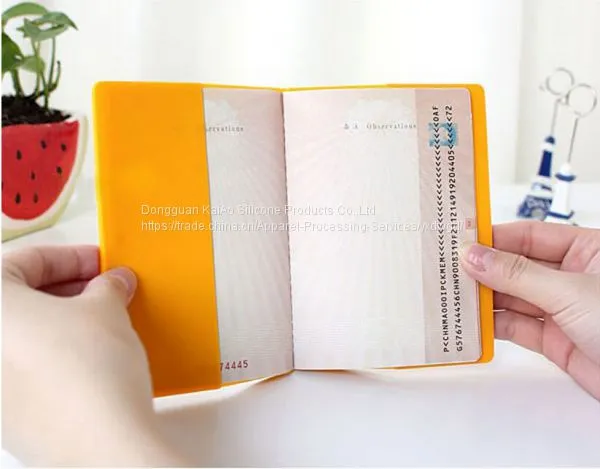 Colorful Case Silicone Protective Passport Cover photo-5