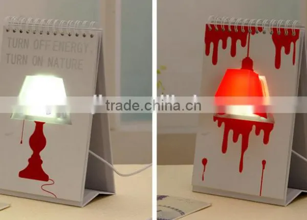 Creative USB Calendar Shaped LED Page by Page Lamp photo-2