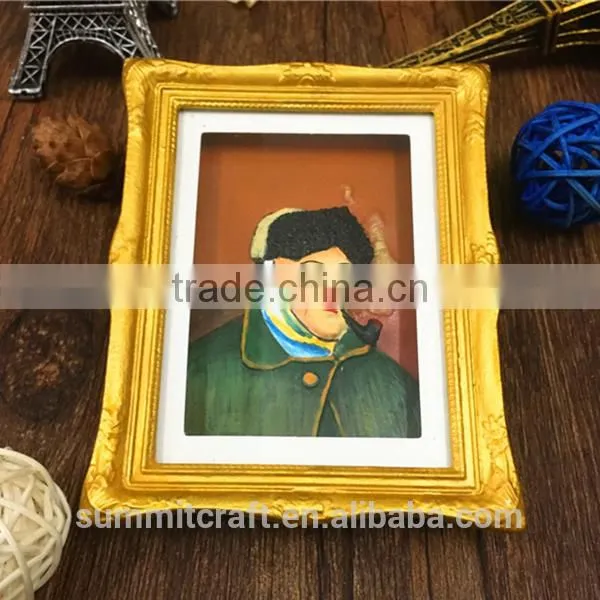 Creative Oil Painting Style Polyresin Tourist Souvenir Fridge Magnet photo-4