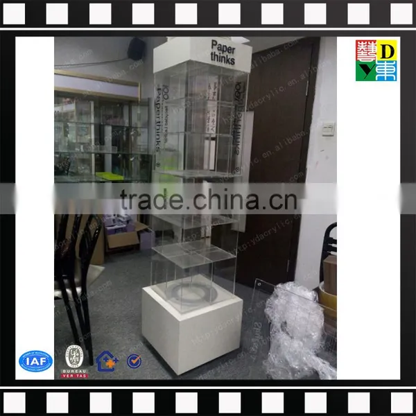 Factory Direct Sale High Quality Custom Design Acrylic Floor Stand Display Cabinet/showcase photo-5