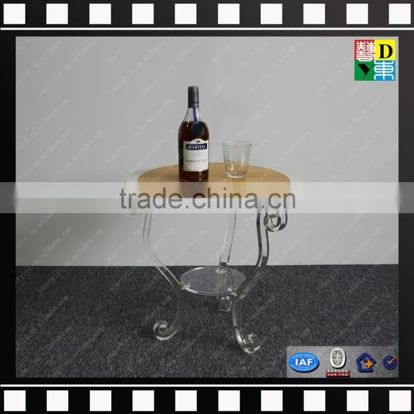 Small Round Three Legs Acrylic Coffee Table From Shenzhen Yidong photo-4