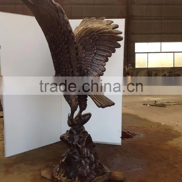 Bronze Foundry Metal Craft Animal Garden Decoration Eagle photo-2