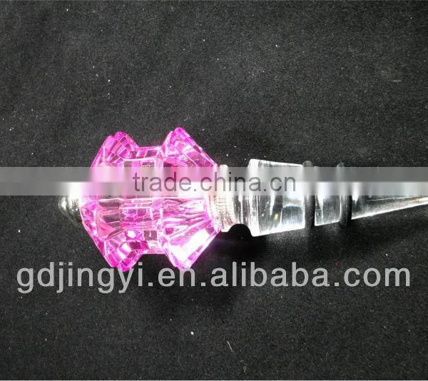High Quality LED Silicone Acrylic Wine Bottle Stopper photo-6