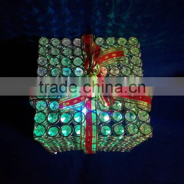 Dongguan Hot Sale Iron Box Acrylic With Outdoor Led Christmas Gift Box photo-6