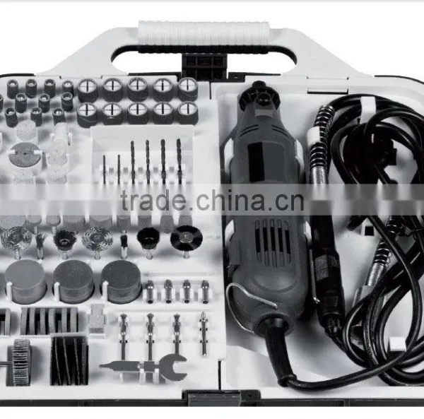 163pcs 135W Portable Hobby Rotary Tools Kit Accessory With Flex Shaft Handheld Grinding Electric Mini Grinder Kit photo-6