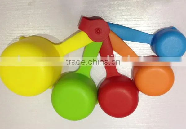 Food Grade 5pc Plastic Measuring Spoon Set New Style Plastic Scoop Set photo-2