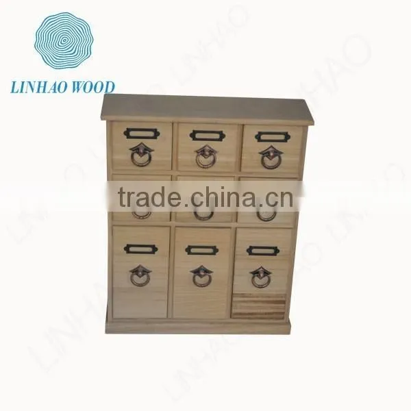 Wooden Tea Box With Drawers photo-4