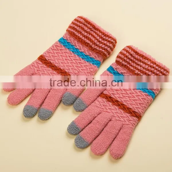 Hight Quality Newgift Touch Screen Glove Customized Knitted Winter Touch Screen Glove photo-5