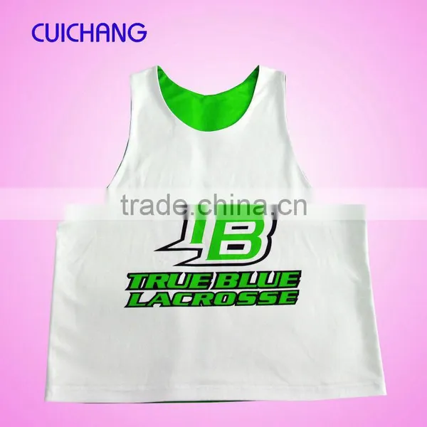 Wholesale Sublimated White Color Lacrosse Jersey