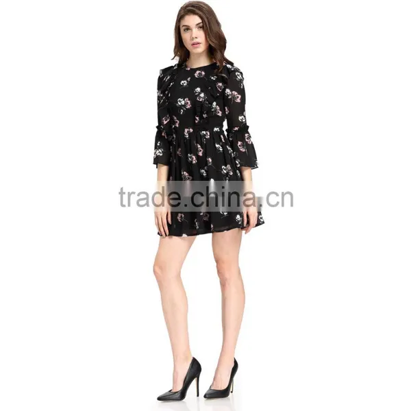 Digital Printing Ladies Fashion Dresses With Pictures photo-4