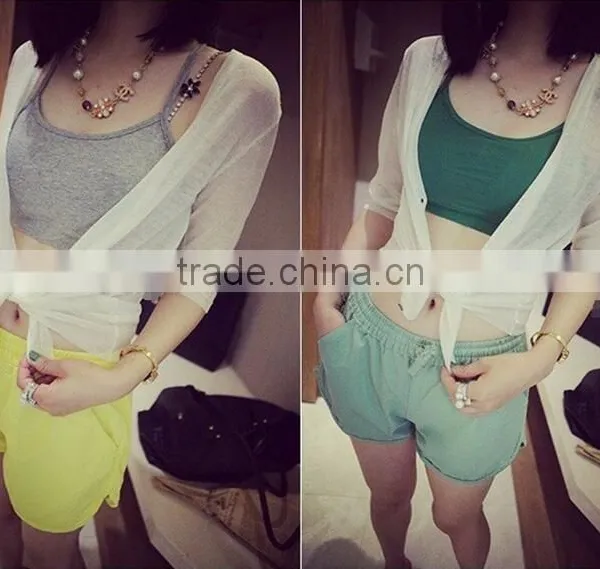 Sexy Promotional Back X-croseed Ladies Vest photo-6