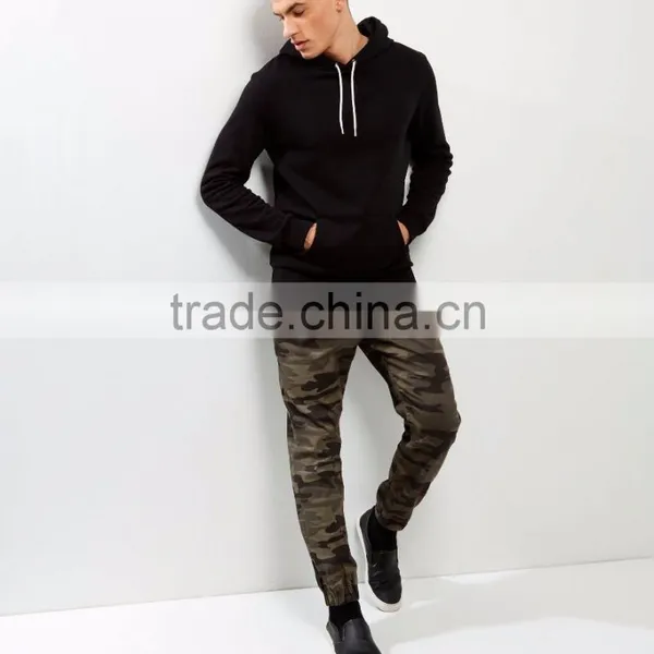 2017 Custom OEM Men Green Camo Print Joggers With Pockets Fitness Gym Khaki Breath Jogger Pants photo-3
