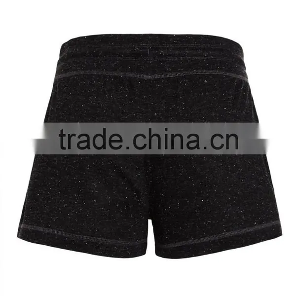 Wholesale Plain Black Women Sweats Shorts, Sports Shorts Running Shorts photo-2