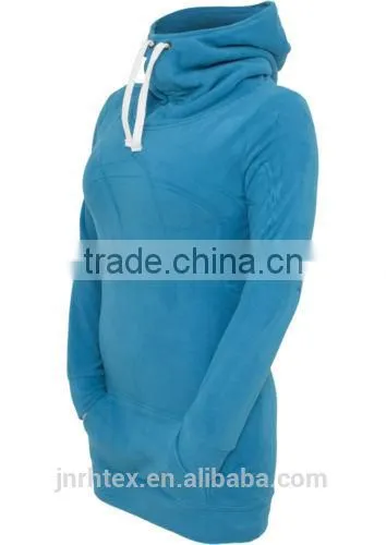 Custom Cheap Thick Long Polar Fleece Hoodies photo-4