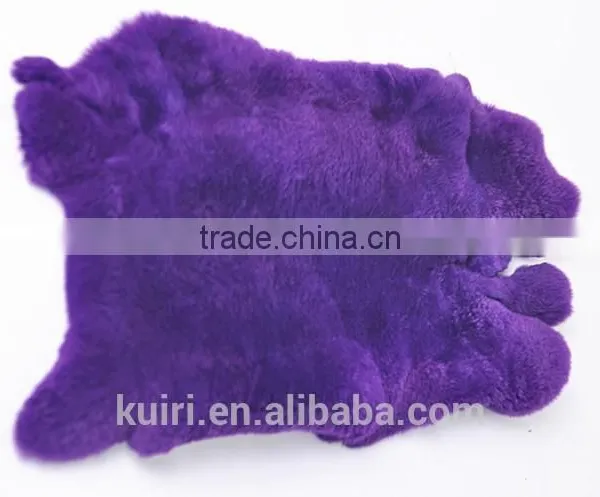 Genuine Fur Material Rex Rabbit Fur Pelts Skin/plate for DIY Tp8 photo-4