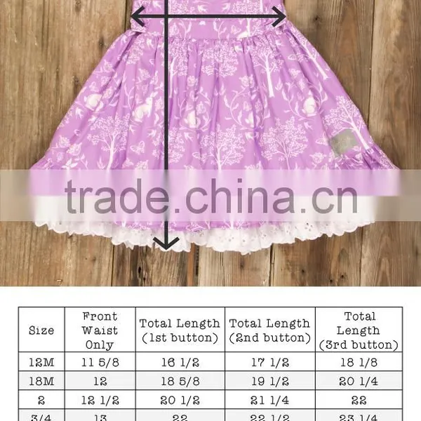 Little Girls Easter Bunny Purple Vintage Style Pinafore Lace Twril Holiday Dress photo-2