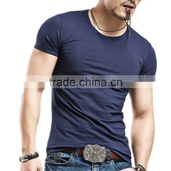 T Shirt,Custom T-Shirt,100%Cotton Man Blank T Shirt Wholesale China photo-3