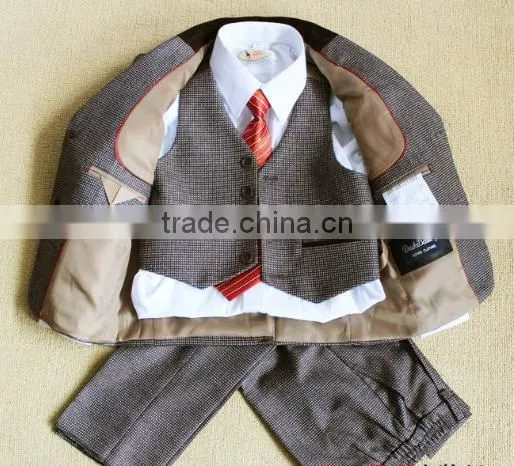 2017 New Style Latest Design China Vest Boy Coat Pant Factory Manufacturer photo-4