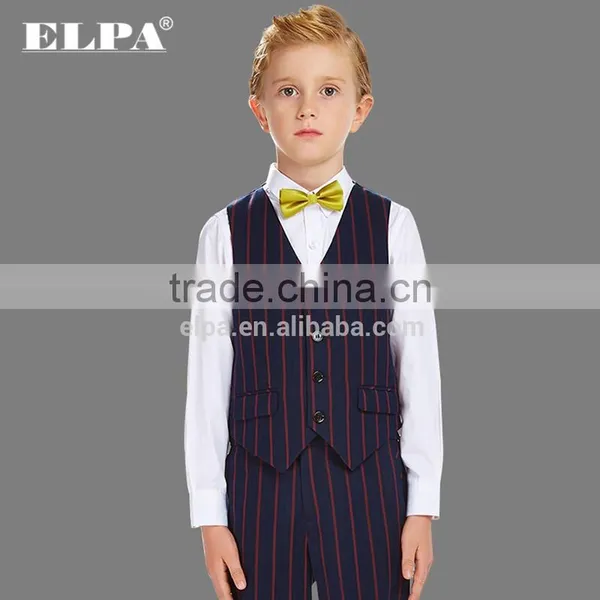 ELPA Kids Casual Suits Three Pieces Vertical Stripped Party Suits for Boys photo-3