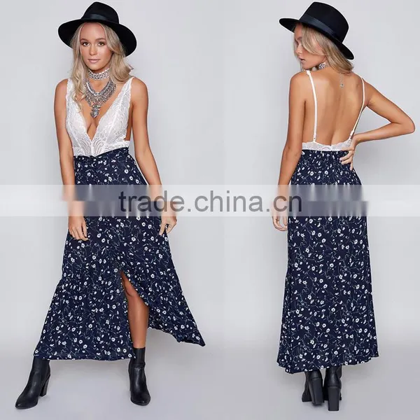 Hottest Gypsy Lady Clothing Boho Chic Latest Printed Wrap Maxi Skirt photo-6