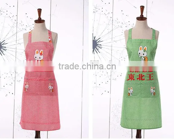 Advertising Promotional Gifts Small White Rabbit Kitchen Apron Custom Anti - Foupler Peach Skin ad Custom Gift Aprons photo-5