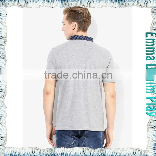 Latest Model Mens Short Sleeve Chest Pocket Polo Shirt photo-2