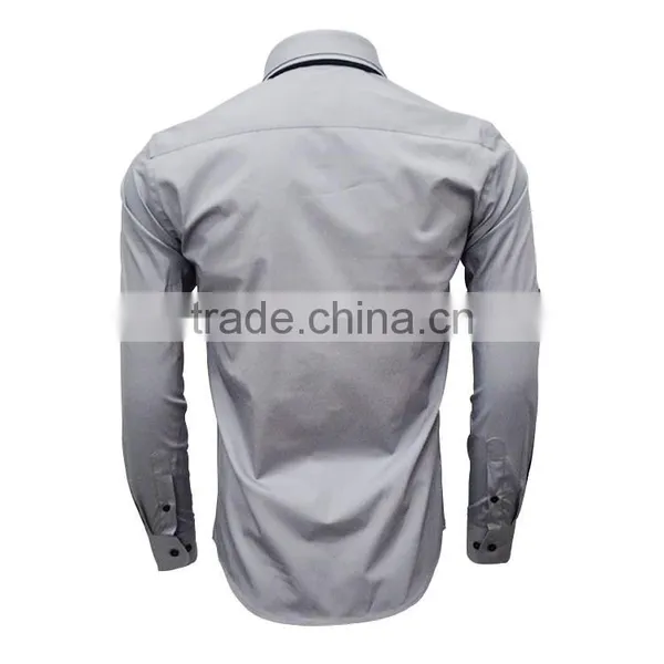 New Style Shirt High Collar Design for Men Fashion Clothing photo-3