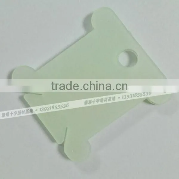 Thread Card Colorful Winding Thread Board Plastic Bobbin Keeper Card for Cross Stitch photo-2