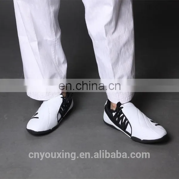 2015 New Cheap OEM White Taekwondo Shoes Taekwondo Sapatas photo-5