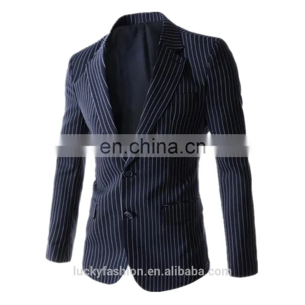 China Jacket Manufacturer Slim Fit Mens Blazer photo-3
