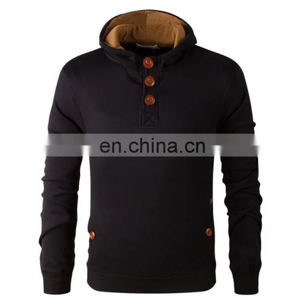 New Men Slim Pullover Hoodie Warm Winter Hooded Sweatshirt Coat Sweater Outwear photo-2