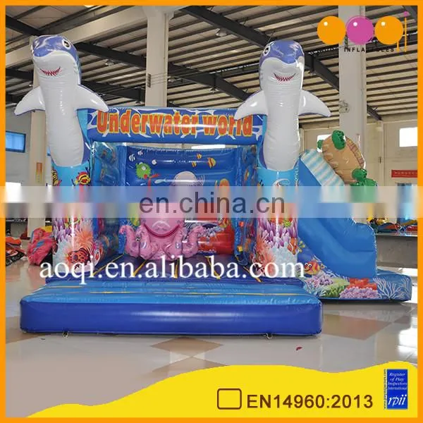 Cheap Toddler Trampoline Undersea Inflatable Air Bouncers for Sale photo-2