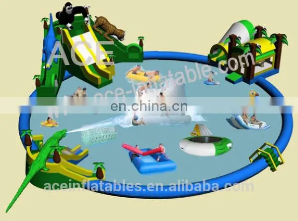 Commercial Cheap Giant Aquapark Inflatable Floating Water Park