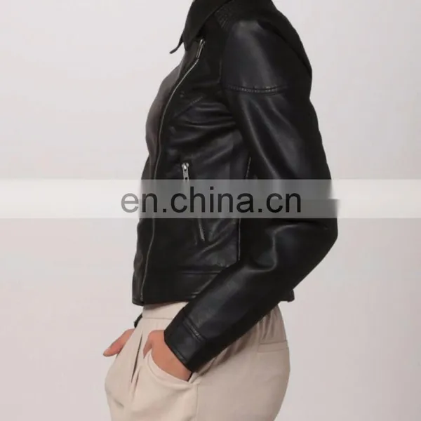 Best Quality Unisex Sports PU Leather Jacket photo-4