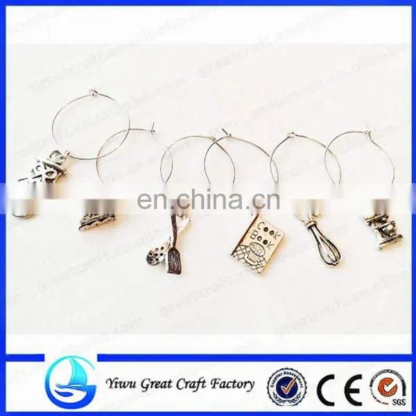 Wine charms tags drink markers table ornaments wine glass charms wine glass marker housewarming gift